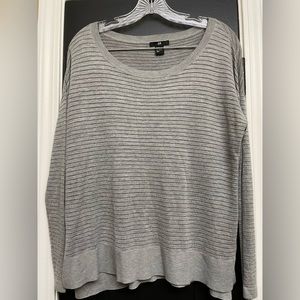 H&M Gray Sparkle Sweater